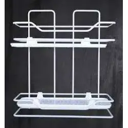 LALEZAR LZR-628 ZAMBAK 2Lİ RAF SİYAH BEYAZ*10