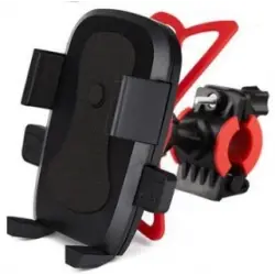 Lastik Destekli Standlı Bisiklet Telefon Tutucu