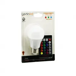 LEDOLET LEDO-09K60/RGB/1 ( KUMANDALI & RGB ) ( 9W=60W & E27 ) LED AMPUL ( 800LM ) (25000 SAAT ÖMÜR) *40=K