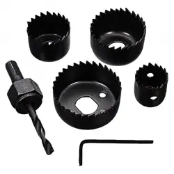 LENOX LNX-120 ( 6PCS ) BUAT AÇMA PANÇ SETİ ( 32-38-44-54MM & 3/8 HEX & ANAHTAR )*100