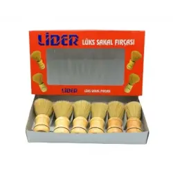 LİDER-1104 ( AHŞAP SAPLI ) SAKAL FIRÇASI*6X72