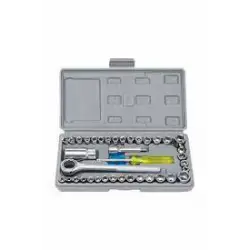 MAN REF-103025 ( 40PCS ) ( 1/4 & 3/8 ) LOKMA TAKIMI ( PLASTİK KUTULU ) METRIC SIZE COMBINATION SET*20