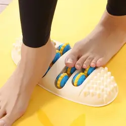 Masaj Mat Masaj Aleti 3D Shiatsu Rulo Ayak Masajı Rulo Ayak Rulo Tekerlek Akupunktur Noktası