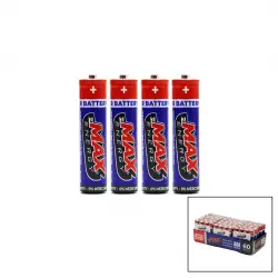 MAX ENERGY MAX-0637 PVC İNCE PİL ( 60PCS )*1X40
