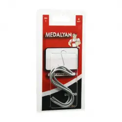 MEDALYAN DL-30 ( NO-1 & KÜÇÜK ) ( S ) KANCA ( 4PCS )*12X10