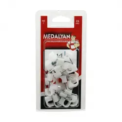 MEDALYAN DL-40 ( NO-4 ) ÇELİK ÇİVİLİ KROŞE ( 25PCS )*12X9