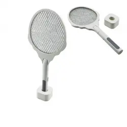 MUTLUSAN-999 520001 ( USB TO TYPE-C ŞARJLI ) SİNEK ÖLDÜRÜCÜ CIZ ( RAKET ) ( AYAK APARATLI & ÇANTALI ) ( 8PCS UV LEDLİ )*30