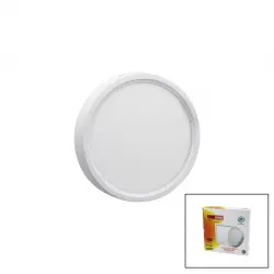 NİSALUCE EPL-18SÜ (18W) (BEYAZ METAL KASA) (SIVA ÜSTÜ) (YUVARLAK) LED SLİM PANEL (1260LM) (BEYAZ=6500K) (30.000 SAAT ÖMÜR)*20