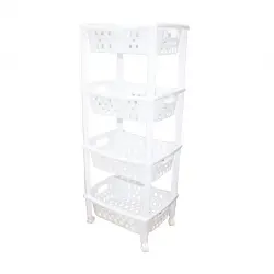 ORGANİZERS ORG-79 4 KATLI SEPET DÜZENLEYİCİ & RAF ÜNİTESİ TEKERLEKLİ ( 400X295X960MM )*10