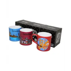 OS-PA ( LÜX ) ( İSTANBUL MANZARALARI ) SERAMİK KUPA İSTANBUL*36=K