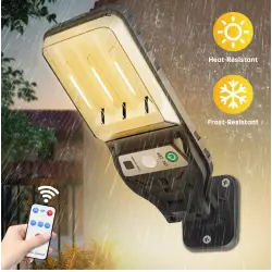 Panther Pt-2980 Solar Duvar Lambası Siyah