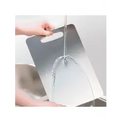 Paslanmaz Çelik Kesme Tahtası 24X15 cm Mutfak Sebze Et Kesme Tahtası Doğrama Tahtası Mutfak Aksesuarları