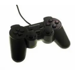 PLATOON PL-2596 ( KABLOLU ) ( PS2 MODELİ ) GAME JOYPAD PC SİYAH ANALOG OYUN KOLU*60