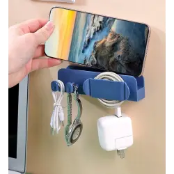 Pratik Kablo Düzenleyici ve Telefon Şarj Standı