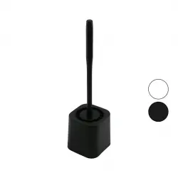 QLUX BSF-00978 ( SİLİKON ) WC & KLOZET FIRÇA SETİ ( PLASTİK SAP & HAZNE )*12=K