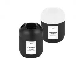 QLUX C-520 NO:03 ( SİYAH BEYAZ ) COOL CAM DİŞ FIRÇALIK ( 425CC )*12X1