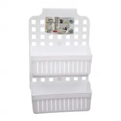 QLUX L-00778 TWİN 2 SEPETLİ ASKILI KADEMELİ ORGANİZER*16=K