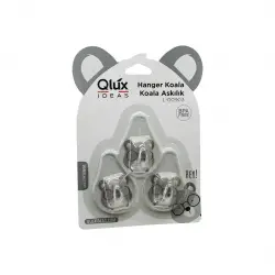 QLUX L-00903 ( 3PCS ) KOALA ASKI ( ŞEFFAF ASKI ) ( YAPIŞKANLI MONTAJ )*60