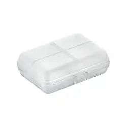 QLUX L-00967 ( D.DÖRTGEN ) ( 10 BÖLMELİ ) PILL DISPENSER İLAÇ KUTUSU*30=K