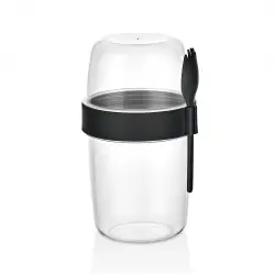 QLUX L-00977 BOMONTİ YOĞURT KABI ( 2 BÖLMELİ = 300+600ML )*24=K