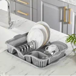 QLUX L-417-2 ( GRİ ) ELEGANCE BULAŞIKLIK*6