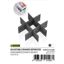 QLUX L-508 3PCS AYARLANABİLİR ÇEKMECE BÖLMESİ*36