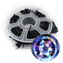 Renkli Vip Profesyonel 25 Metre Renkli LED Işık 220V Fişli Renkli