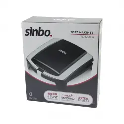 SİNBO SSM-2550 ( XL ) ELEKTRİKLİ TOST MAKİNESİ  ( 4 TOST ) ( YAPIŞMAZ YÜZEY ) ( 1500W )*4