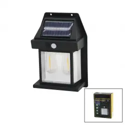 SOLAR INTERACTION WALL LAMP TK-778-888 ( 2 LAMBA )( SOLAR & SENSÖRLÜ ) APLİK DUVAR LAMBASI ( DIŞ MEKAN ) ( 5.5V & 1W & 1800mAh )*100