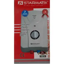 Starmatik şofben 8 emniyetli 7000 wolt sıfır ürün kaliteli