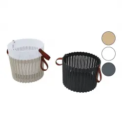 SUNPLAST SD-5511 (YUVARLAK) (8.5LT) FLEXION ÇOK AMAÇLI SEPET (RENKLİ PLS.) (SİLİKON KULP) (ÇAP:24CM & DERİNLİK:17.8CM)*12=K