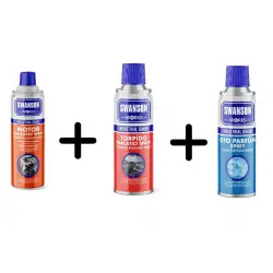 Swanson Works Torpido + Oto Parfüm + Motor Temizleyici