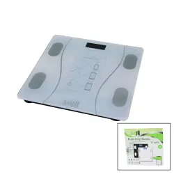 TECHFİT TF-1075 (BLUETOOTH &VÜCUT ANALİZLİ) DİJİTAL BASKÜL TERAZİ TARTI (180KG/50G) (YAĞ &SU &KAS ORAN &BMI &ODA ℃)*10