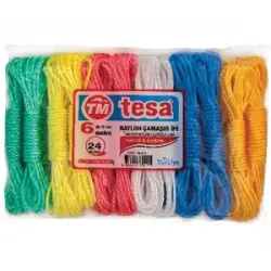 TESA TM-410-411 ( NAYLON PLASTİK ) ( 10MT ) ÇAMAŞIR İPİ *24X10