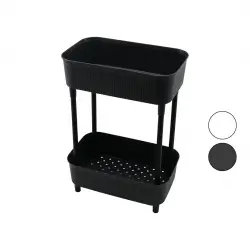 TİMEX TİM-992 ( 2 KATLI ) DÜZENLEYİCİ ORGANİZER ( PLASTİK RAF ÜNİTESİ ) ( 29.5 X 18 X 41.5CM ) ( MUTFAK & BANYO & ÇOK AMAÇLI )*6=K