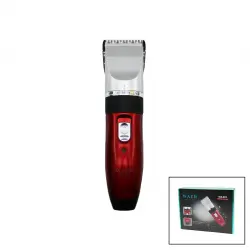 WAER WA-001 SAÇ SAKAL KESME TRAŞ MAKİNESİ (ÇİFT BATARYA) (FİŞ ŞARJLI) (KESİM AYARLI BIÇAK=0.8--2.0MM) (R.KROM KAPLI GÖVDE)*40