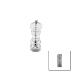 YAKUT-12610 ( KÜÇÜK ) ( ŞEFFAF MİKA KRİSTAL PLASTİK ) BAHARAT ÖĞÜTÜCÜ*72