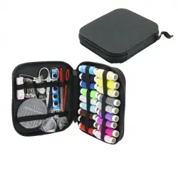 YAKUT-12959 ( 11 ÇEŞİT= 84PCS ) SEYAHAT DİKİŞ SETİ ( MAKAS & İĞNE & İPLİK & MEZURA DÜĞME & MERCEK VB.)*115