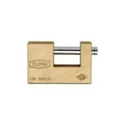 YUMA YM-3080R ( GENİŞ & SARI ) KAYAR MİLLİ PİMLİ KİLİT 80MM*48