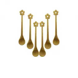 ZHU ZHİ YUAN DMR-8464 ( 6 PCS ) ( MİNİ ) ( BAMBU AHŞAP KAŞIK ) ( 14.5CM )*500