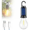 Solar Güneş Enerjili LED Ampul 3 Modlu Uzaktan Kumandalı Solar Camping Lamp