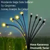 8 Dallı Ateş Böceği Solar Bahçe Lambası 2 Adet