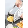 Çelik El Tipi Patates Sebze Dilimleyici Küp Rende Doğrayıcı