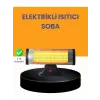 Enerji Tasarruflu 1800W Quartz Infrared Isıtıcı Shart