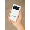 Enerx ENR-P20DC 20000 mAh 2.1 Amper Dahili Kablolu Powerbank Siyah