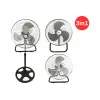 Fiev FSV18 (18) 45 cm 130 W 230 V Monofaze 3in1 Ayaklı-Duvar-Masa Tipi Vantilatör