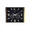 GALAXY PREMİUM 707-A-1 A-2 BAROMETRELİ ( ISI & NEM ÖLÇER ) KABARTMA RAKAMLI DUVAR SAATİ ( 41.5X32CM )*10