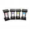 HOURGLASS YAKUT-9333 ( KARE & 15 DK ) TEKLİ CAM KUM SAATİ AHŞAP STANDLI*60