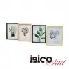İBİCO İ12-022 ( 6X8 & 15X20CM ) ( İNCE & ÇİFT RENK ÇERVEVE ) AHŞAP RESİM ÇERÇEVESİ *36=K