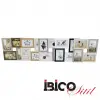 İBİCO İ12-036 ( 4LÜ & BİRLEŞİK ) (İKİ RENK MİX ÇERÇEVE) (AİLE FOTO) AHŞAP RESİM ÇERÇEVE ( 4X6 & 10X15CM )*24=K